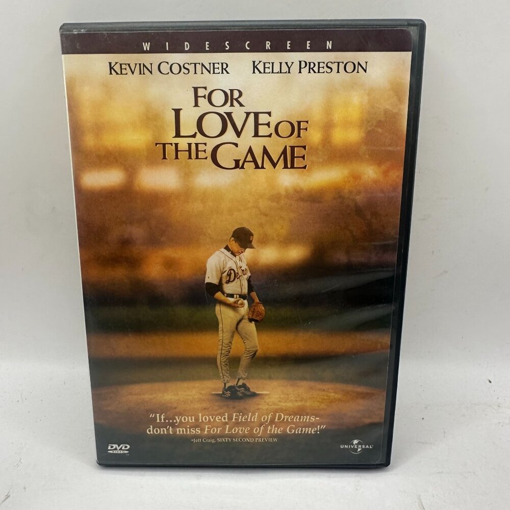 For Love Of The Game DVD Kevin Costner Kelly Preston Widescreen Universal